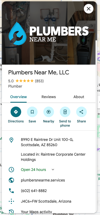 Optimized Google Business Profile: complete info, strong visuals, review presence